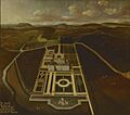 John Stevens - South Prospect of Hampton Court, Herefordshire - Google Art Project
