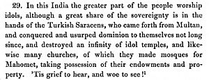 Jordanus, on the destructions of the Turkish Saracens in India (Mirabilia Descripta, 1329–1338)