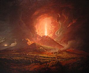 Joseph Wright of Derby - Vesuvius from Portici