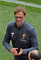 Jurgen Klopp leaves the pitch at full-time a happy man (34018926193) cropped