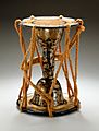 Kotsuzumi (Small Hourglass Drum) with Peonies LACMA M.89.134.1