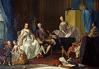 La famiglia di Don Filippo di Borbone by Giuseppe Baldrighi (C. 1757)