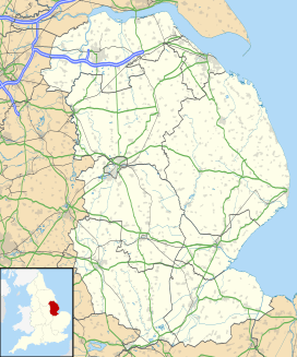 Map showing the location of Roughton Scrubs