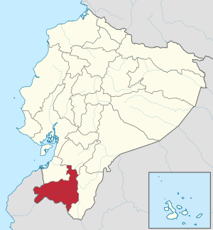 Location in Ecuador