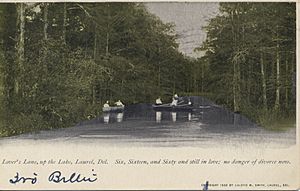 Lover's Lane, up the Lake, Laurel, Del. (12660276273)