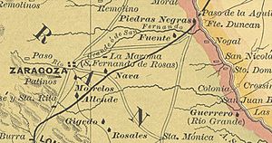 Map-of-Zaragoza-Coahuila-México