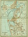Map of Colombo (Baedeker, 1914)