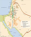 Nabatean Kingdom map