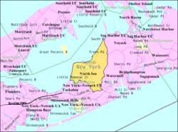 U.S. Census map of North Sea.