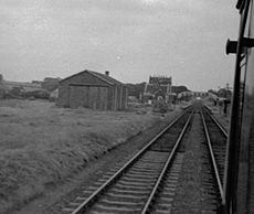 North Tawton railway station, Devon, 1969