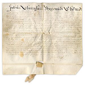 Peter Stuyvesant Deed For Part of Manhattan (now Financial District) 1654
