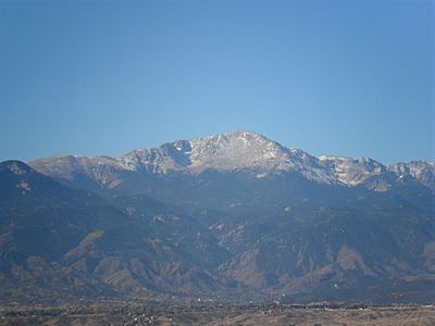 Pikes Peak in November 2010