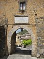 Porta Saturno, Quartiere Colle,Arpino 
