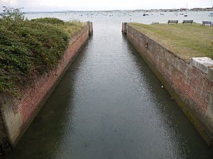 Portsea canal lock