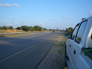 Road from Tripoli to Misrata, Libya