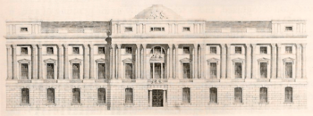 Robert Abraham's design for the College of Arms in Trafalgar Square