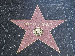 Roy O. Disney star, Hollywood Walk of Fame
