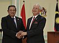SBY dan Najib Razak 18-12-2013
