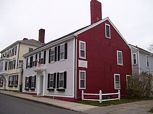 Samuel Fuller site of house on Leyden Street in Plymouth MA