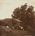 Slave Quarters, William Johnson farm, Tyler Couty, WV, circa 1900