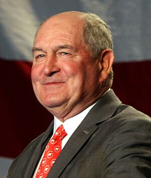 Sonny Perdue at rally