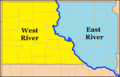 South Dakota East River West River