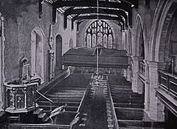 St Lawrence northern nave, 1867