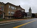 St Paul Street School and Church a Roman Catholic parish in Blackstone MA and North Smithfield RI USA
