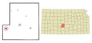 Location within Stafford County and Kansas