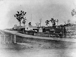 StateLibQld 1 109032 Early photograph of the suburb of Herston, Brisbane in 1869