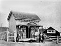 StateLibQld 2 173267 Model house displayed by a sawmilling business at the Queensland Intercolonial Exhibition, 1876