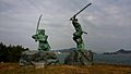 Statue of Musashi & Kojirō battle