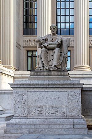 Study the Past statue
