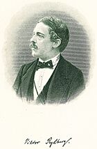 Swedish author Viktor rydberg with signature