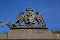 The Howff - detail of stonework above Barrack Street gateway