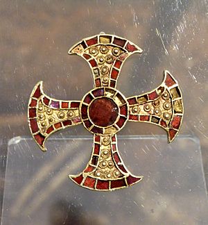 The Trumpington Cross in the Cambridge University Museum of Archaeology and Anthropology