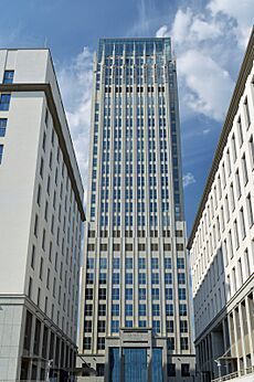 Unity Tower, front, 2 Lubomirskiego street, Krakow, Poland