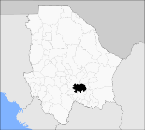 Valle de Zaragoza is located within Valle de Zaragoza Municipality