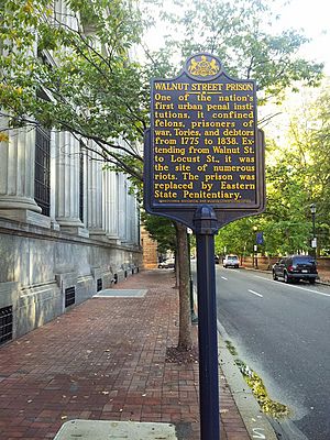 WALNUTSTREETPRISON HISTORICALMARKER 20141014