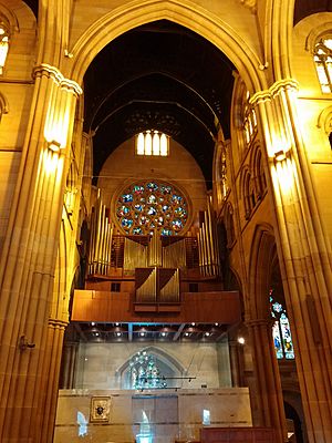 Western transept of St Mary's Cathedral, Sydney