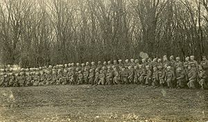 Георгиевские кавалеры 39-го пехотного Томского полка. 1916