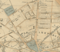 1854 AsaGray CambridgeMA map byWalling BPL 12775