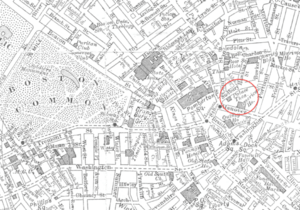 1911 PalaceTheatre Boston map bySampsonMurdockCo BPL 12558 detail