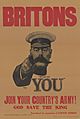 30a Sammlung Eybl Großbritannien. Alfred Leete (1882–1933) Britons (Kitchener) wants you (Briten Kitchener braucht Euch). 1914 (Nachdruck), 74 x 50 cm. (Slg.Nr. 552)