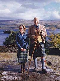 7th Duke & Duchess of Montrose in Scotland 1981