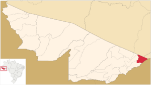 Location of Acrelândia in Acre