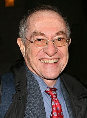 A photograph of Alan Dershowitz in October 2009