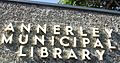 Annerley Municipal Library sign, Ipswich Rd, Brisbane, Australia