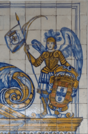 Arcanjo Tenente com as Armas de Portugal - Lisboa, 1641-1666 (MNAz inv. 6118 Az)