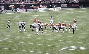 BC Lions vs. Saskatchewan Roughriders, October 1 2005-cropped